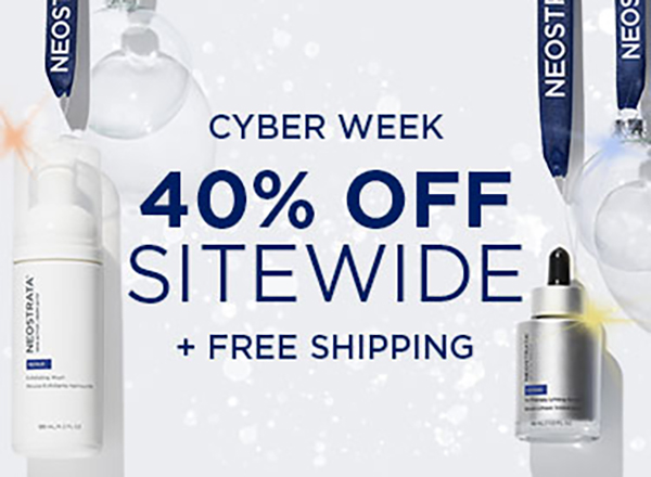Cyber Week 40% off sitewide + free shipping