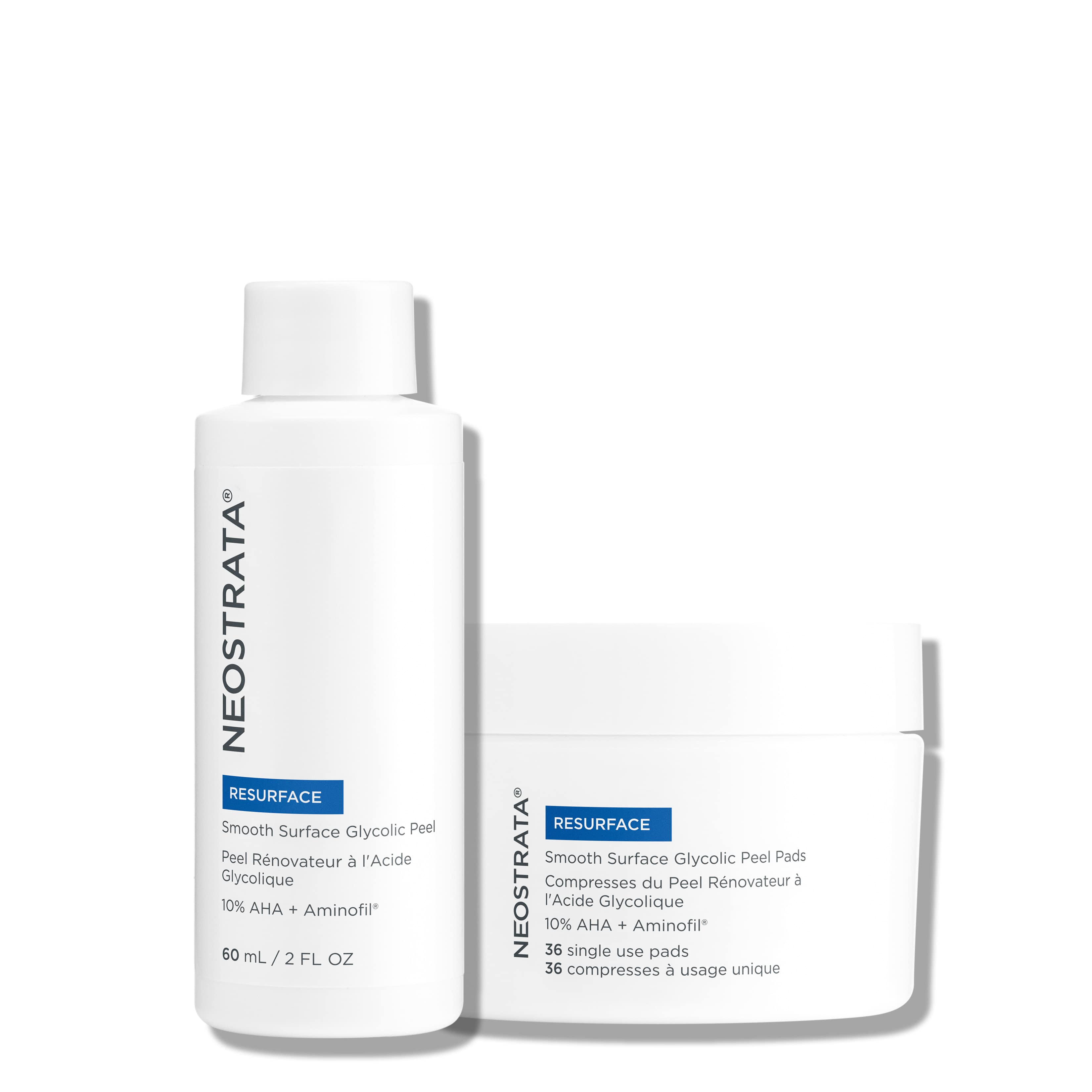 NeoStrata Smooth Surface Glycolic Chemical Peel | High-Strength Exfoliating Treatment | 10% Glycolic Acid | Anti-Aging