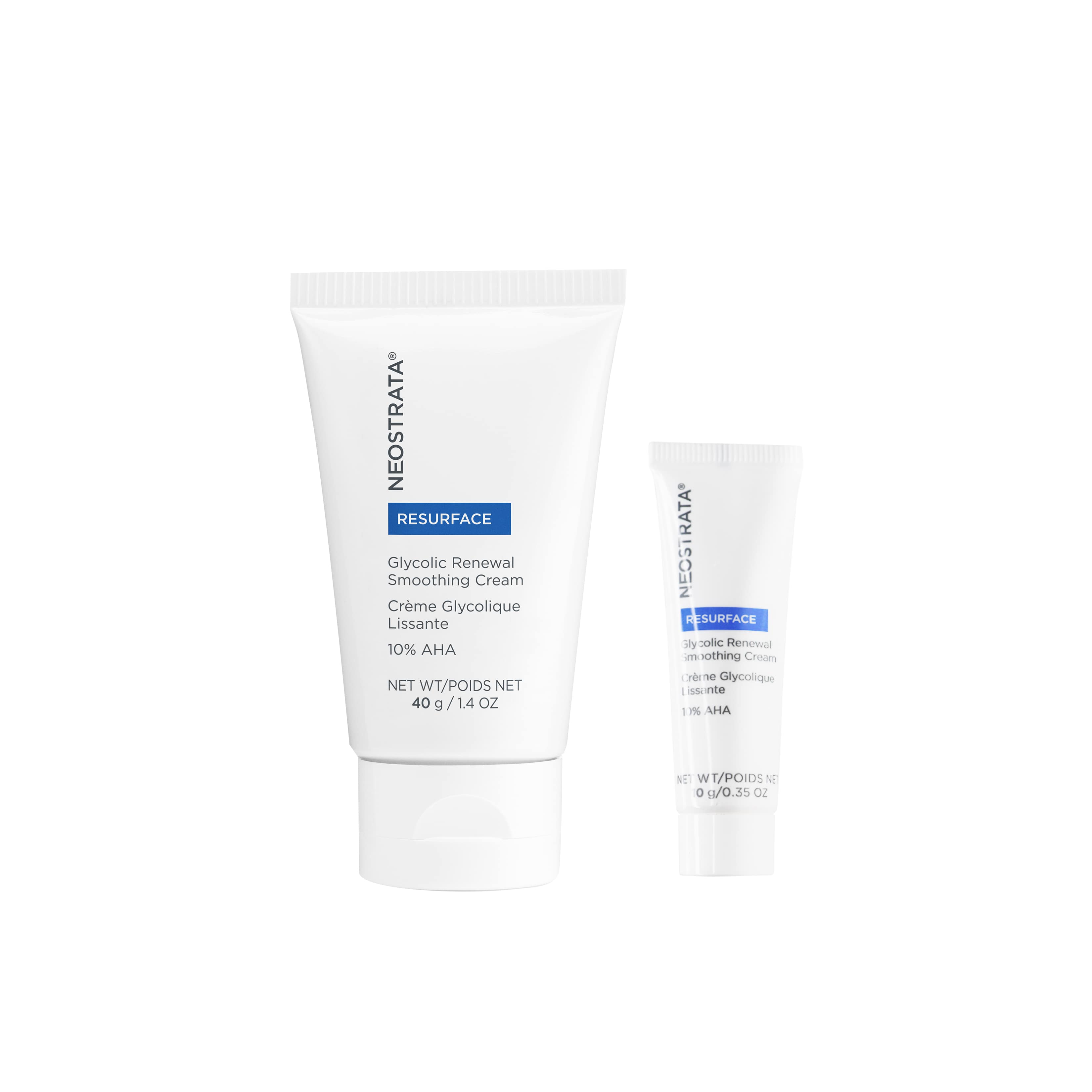 NeoStrata Home & Away Glycolic Renewal Smoothing Cream | $65 Value Exfoliate At Home Or On The Go | Anti-Aging