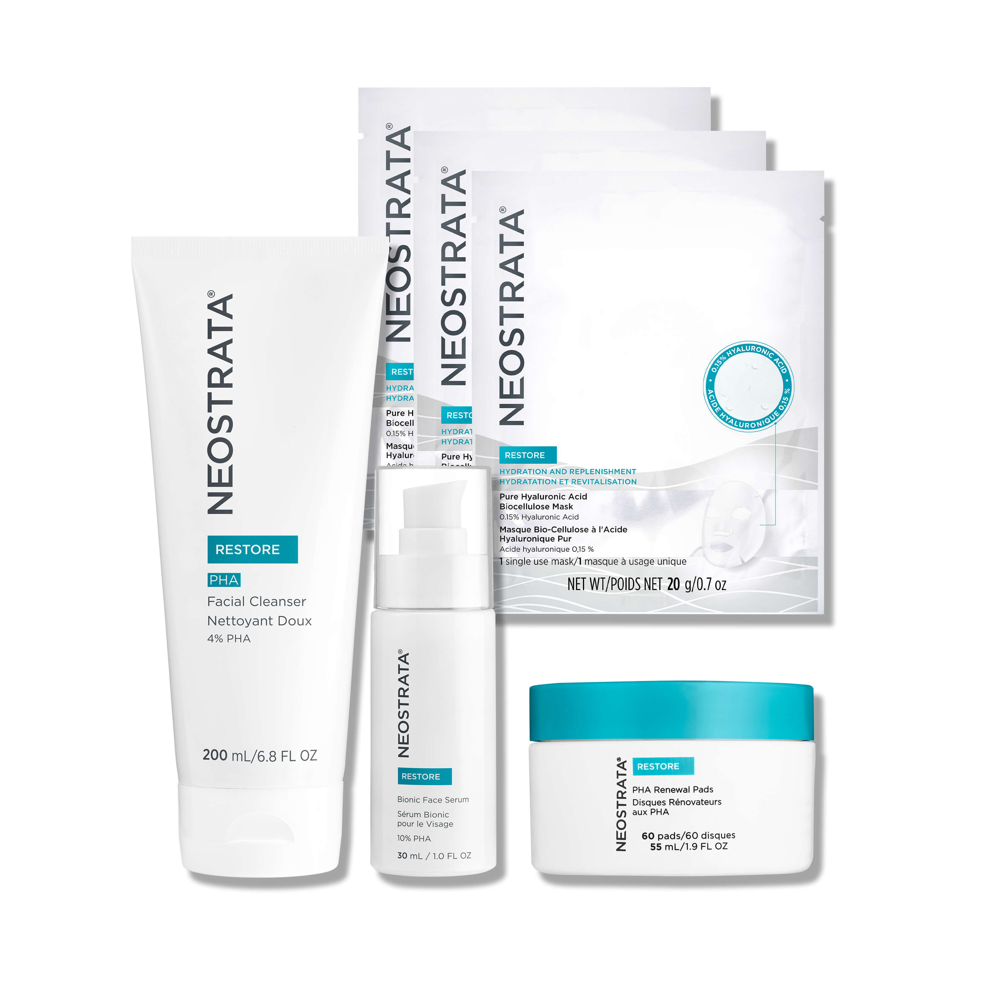 NeoStrata Gentle Yet Powerful Skincare Heroes | Get Set To Prep! Cleanse, Prep & Treat Your Skin With This Ultimate Set From Our Restore Collection | 