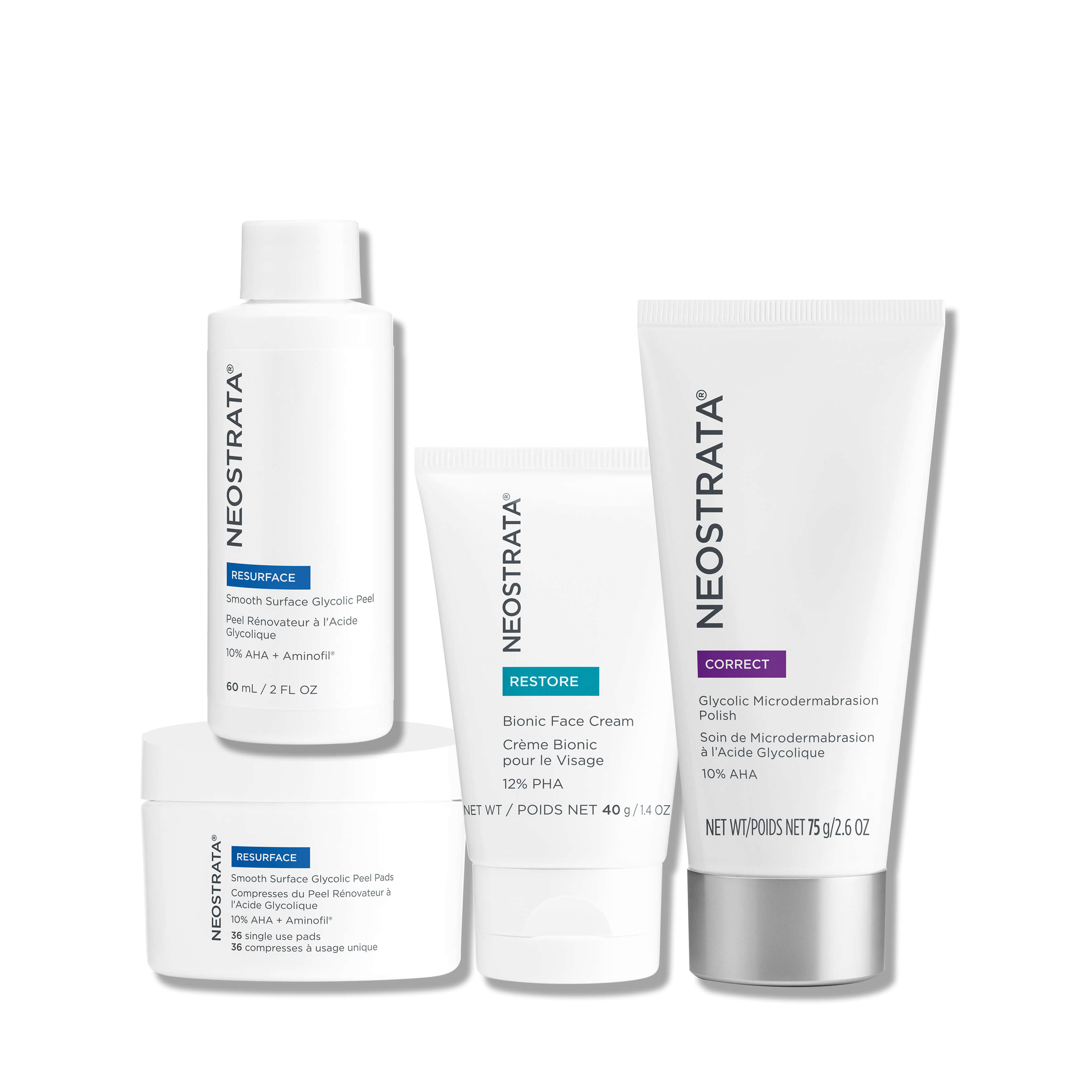 NeoStrata Peel Expert Set | Peel & Polish Your Way To Glowing Skin With This High-Performance Set Packed With A Glycolic Acid Peel, Face Scrub, & A Si